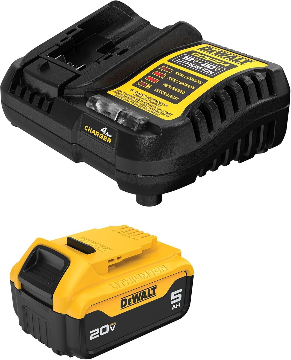 DEWALT DCB205C 20V MAX 5Ah Battery and Charger Kit