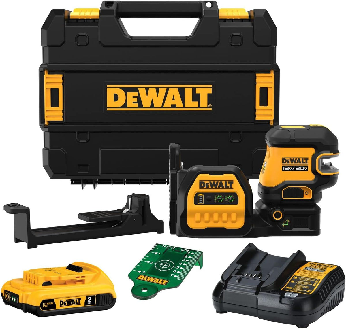 DEWALT DCLE34520G Laser Level 20V MAX 5 Spot Green Line