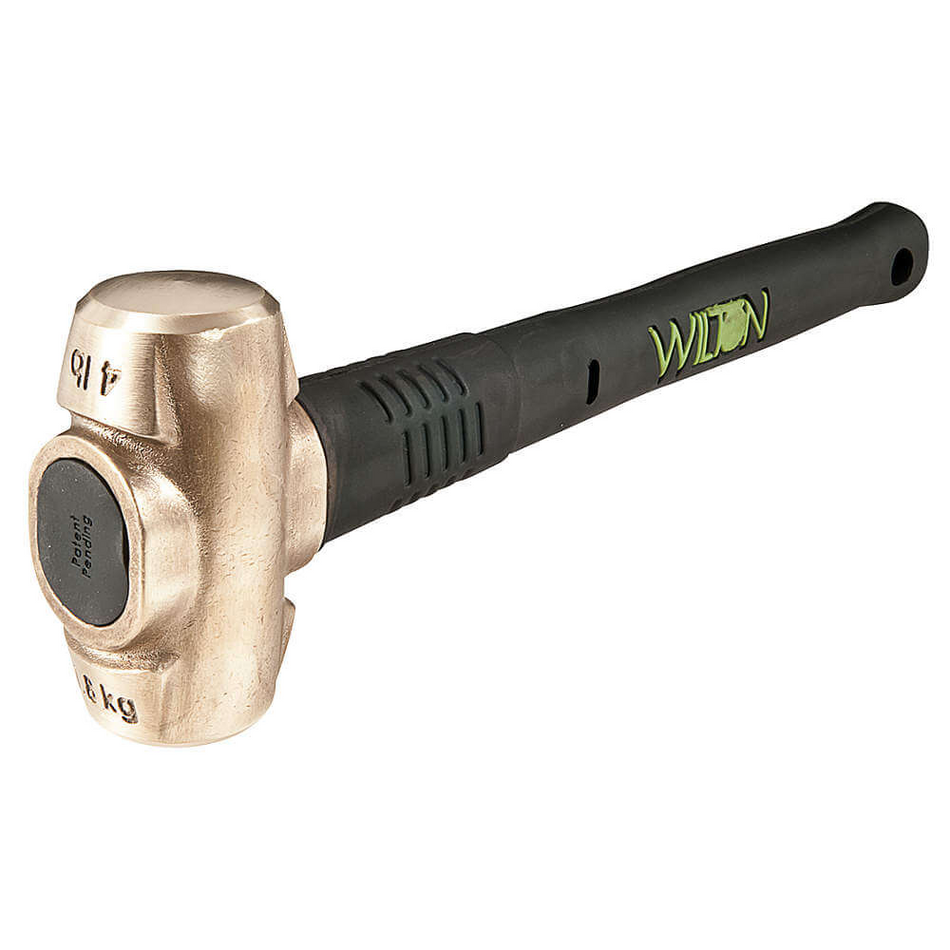Wilton 90416 4 lb 16 Inch Non-Sparking Brass Sledge Hammer