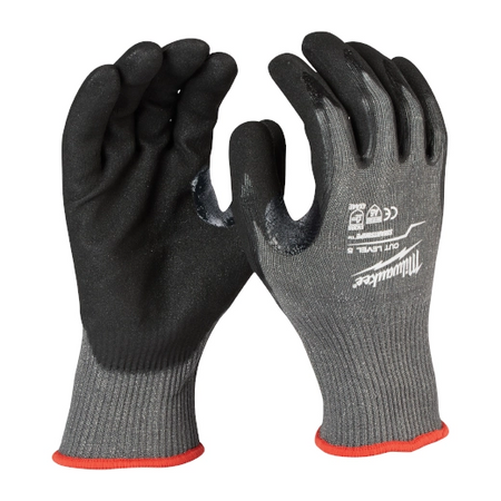 Milwaukee 48-22-8953B Cut Level 5 Nitrile Dipped Pack of 12 Gloves – XL