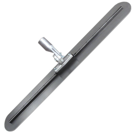Kraft Tool CC824 48-Inch Round End Carbon Steel Fresno Trowel Adjustable Tooth Bracket