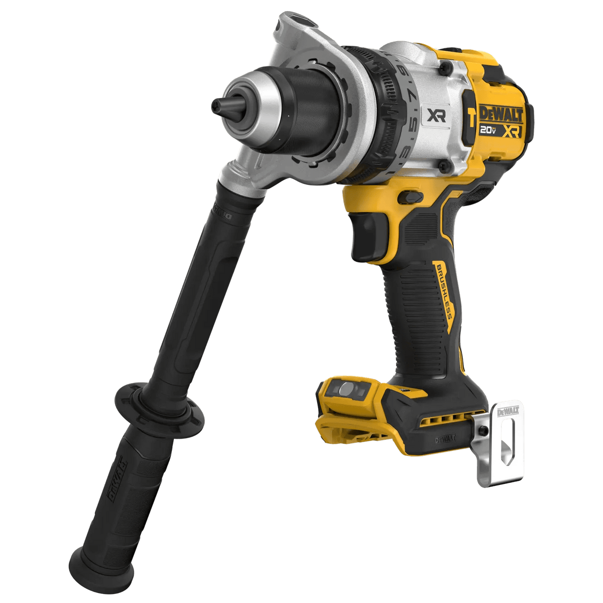 DEWALT DCD1007WW1 XR Hammer Drill Kit 20V MAX Brushless 1/2 in 3-Speed