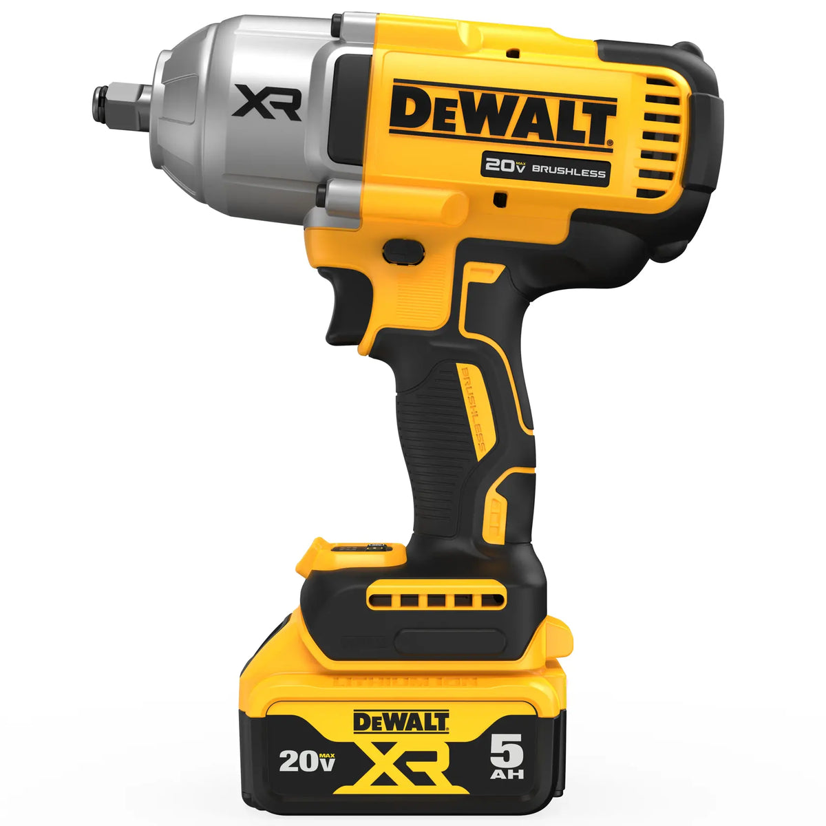 DEWALT DCF900P2 20V MAX XR 1/2 in High Torque Impact Wrench Kit with 2 Batteries & Charger image 2