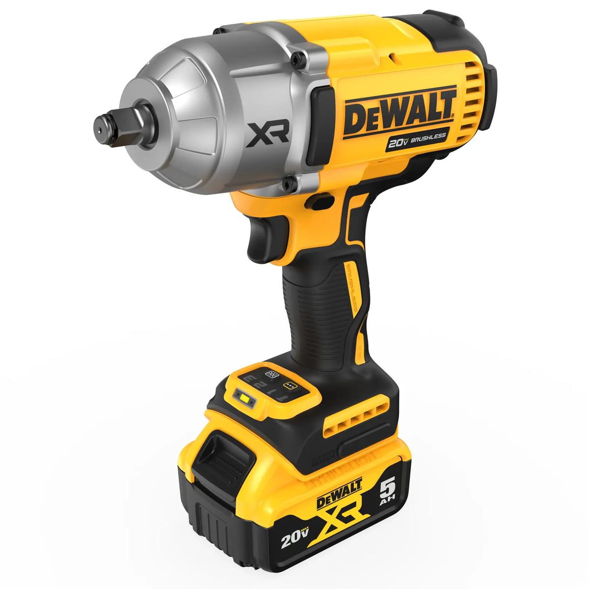DEWALT DCF900P2 20V MAX XR 1/2 in High Torque Impact Wrench Kit with 2 Batteries & Charger image 3