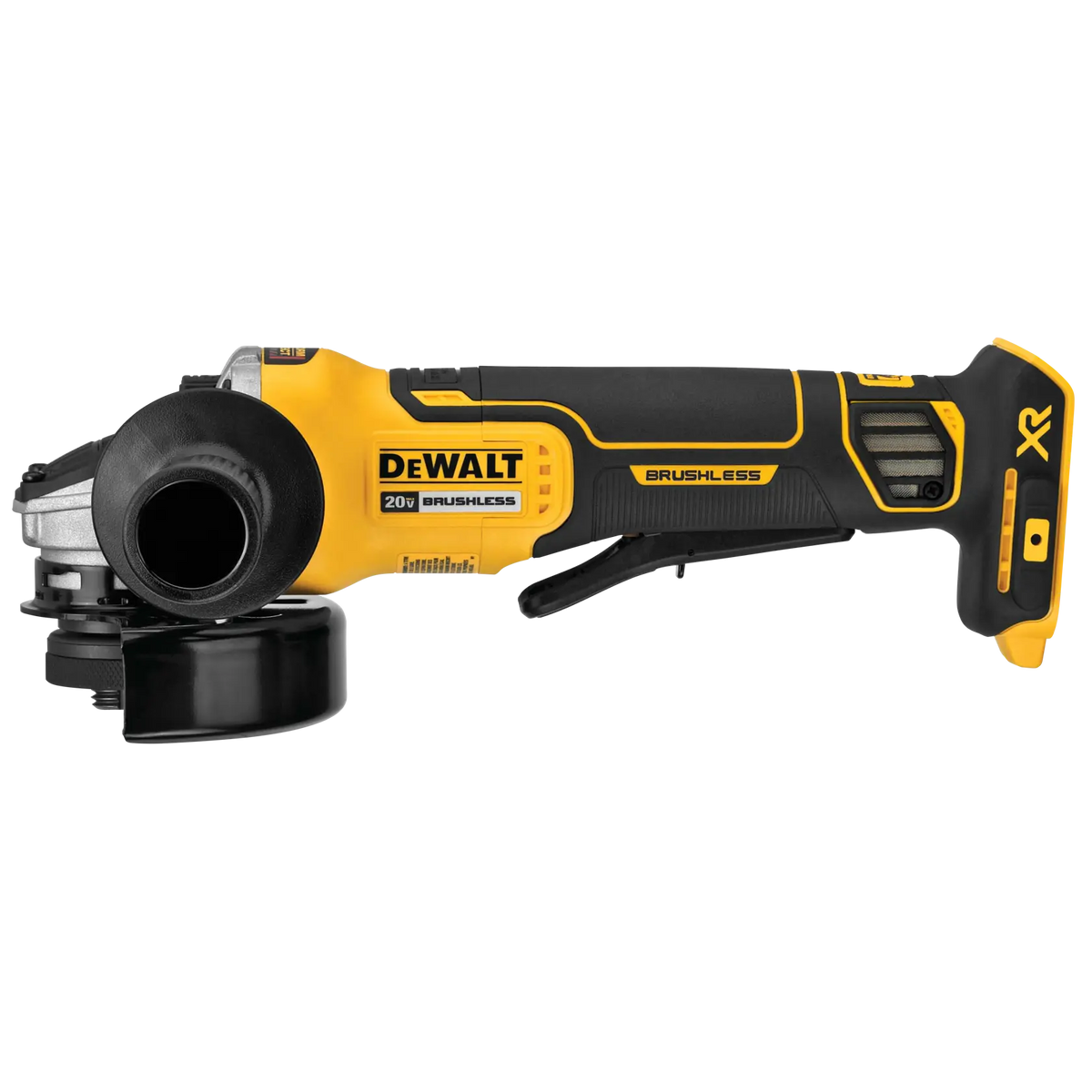 DEWALT DCG413B 20V MAX XR 4-1/2 in. Paddle Switch Angle Grinder