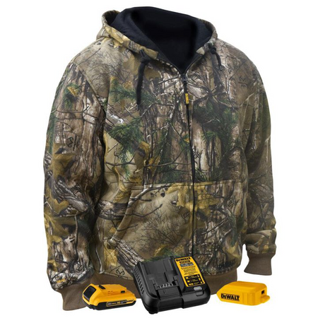 DEWALT DCHJ074D1-XL Realtree XTRA Heated Hoodie XL