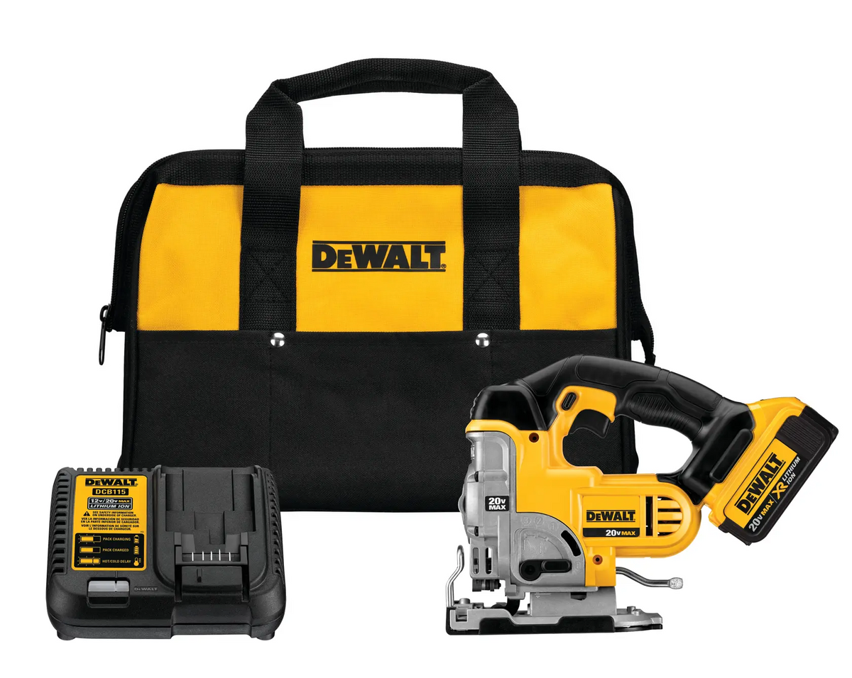 DEWALT DCS331M1 20V MAX Cordless Jig Saw Kit with 4.0Ah Battery