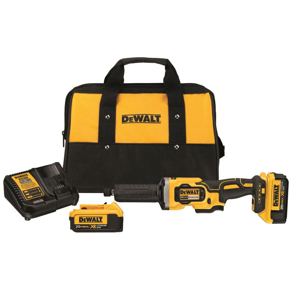 DEWALT DCG426M2 Die Grinder 20V MAX Brushless Variable Speed Kit