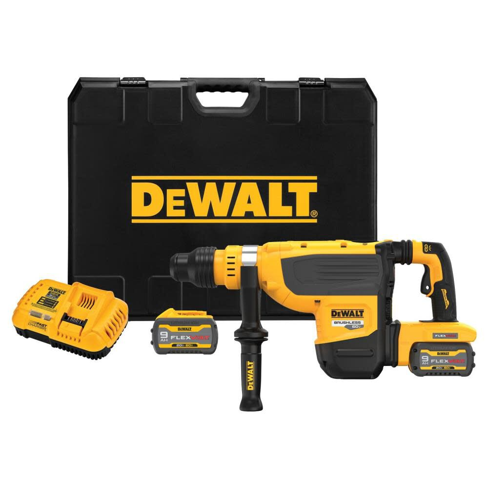 DEWALT DCH735X2 Rotary Hammer 60V MAX FLEXVOLT SDS MAX Kit