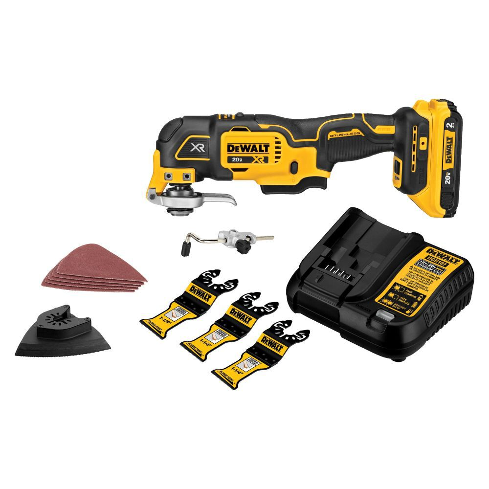 DEWALT DCS356D1 20V MAX Brushless Cordless 3-Speed Oscillating Multi-Tool Kit