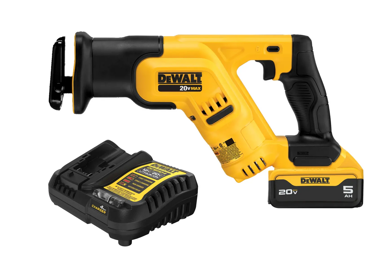 DEWALT DCS387P1 20V MAX Compact Cordless Reciprocating Saw Kit