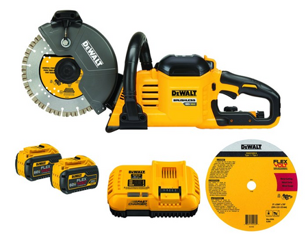 DEWALT DCS690X2 FLEXVOLT 60V MAX 9-In. Cordless Cut-Off Saw Kit