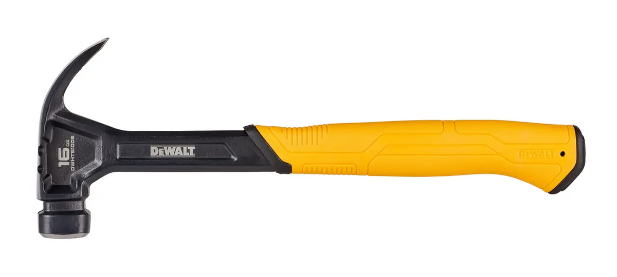DEWALT DWHT51002 16 Oz. Curved Claw Steel Hammer