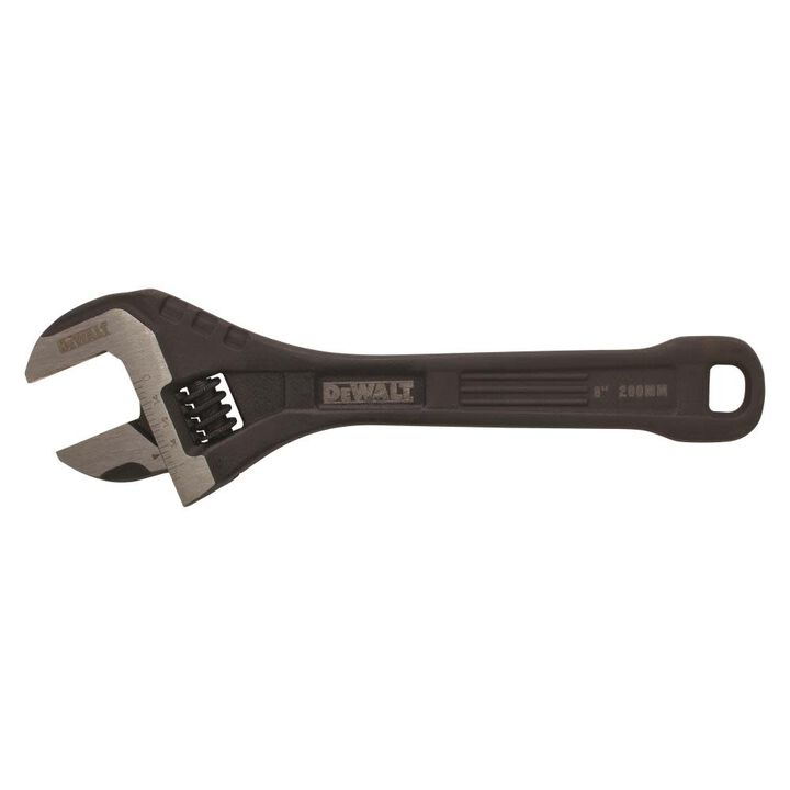 DEWALT DWHT80267 8-In. All-Steel Adjustable Wrench