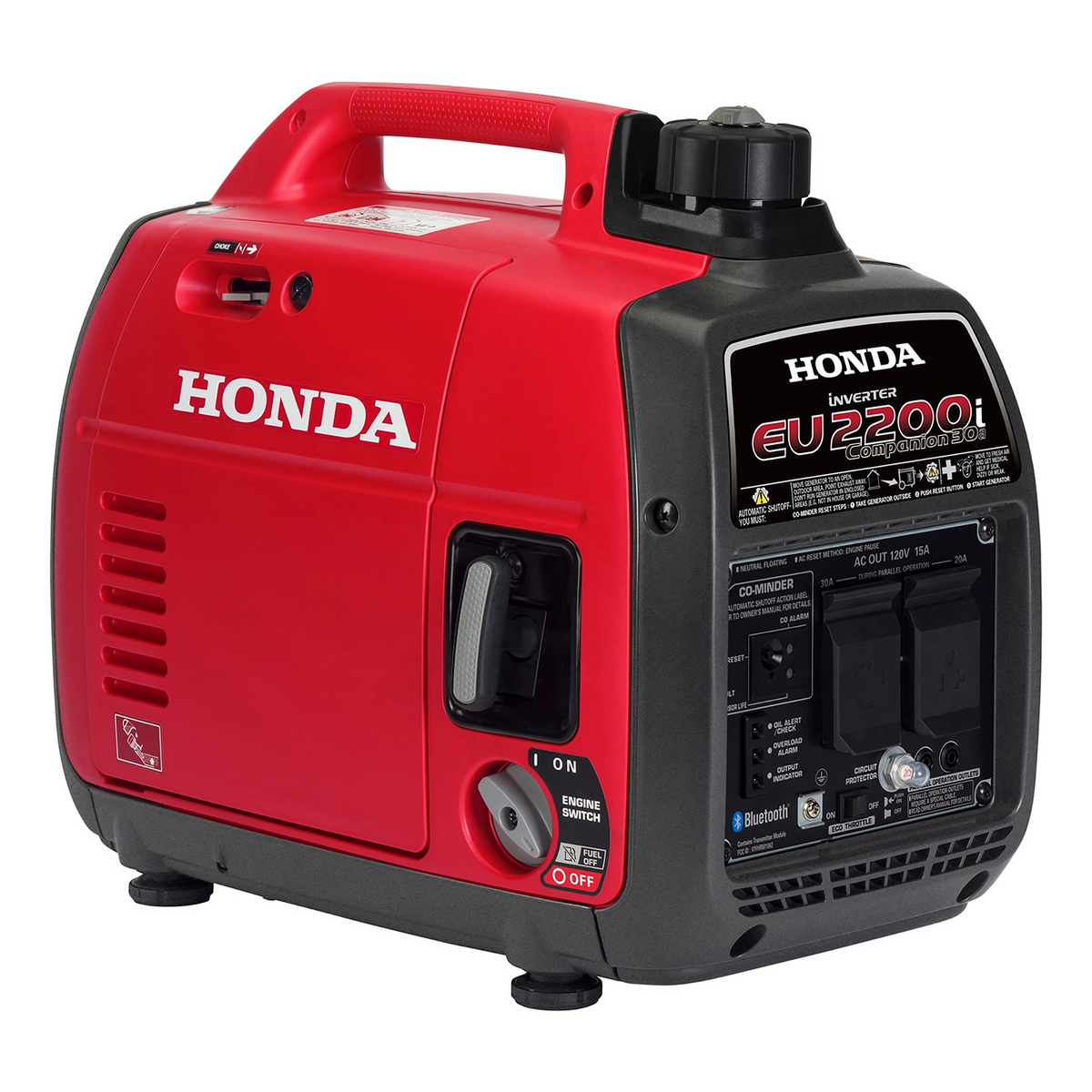 Honda EU2200ITAN1 EU2200i Companion 2200W 120V Inverter Generator with CO-MINDER