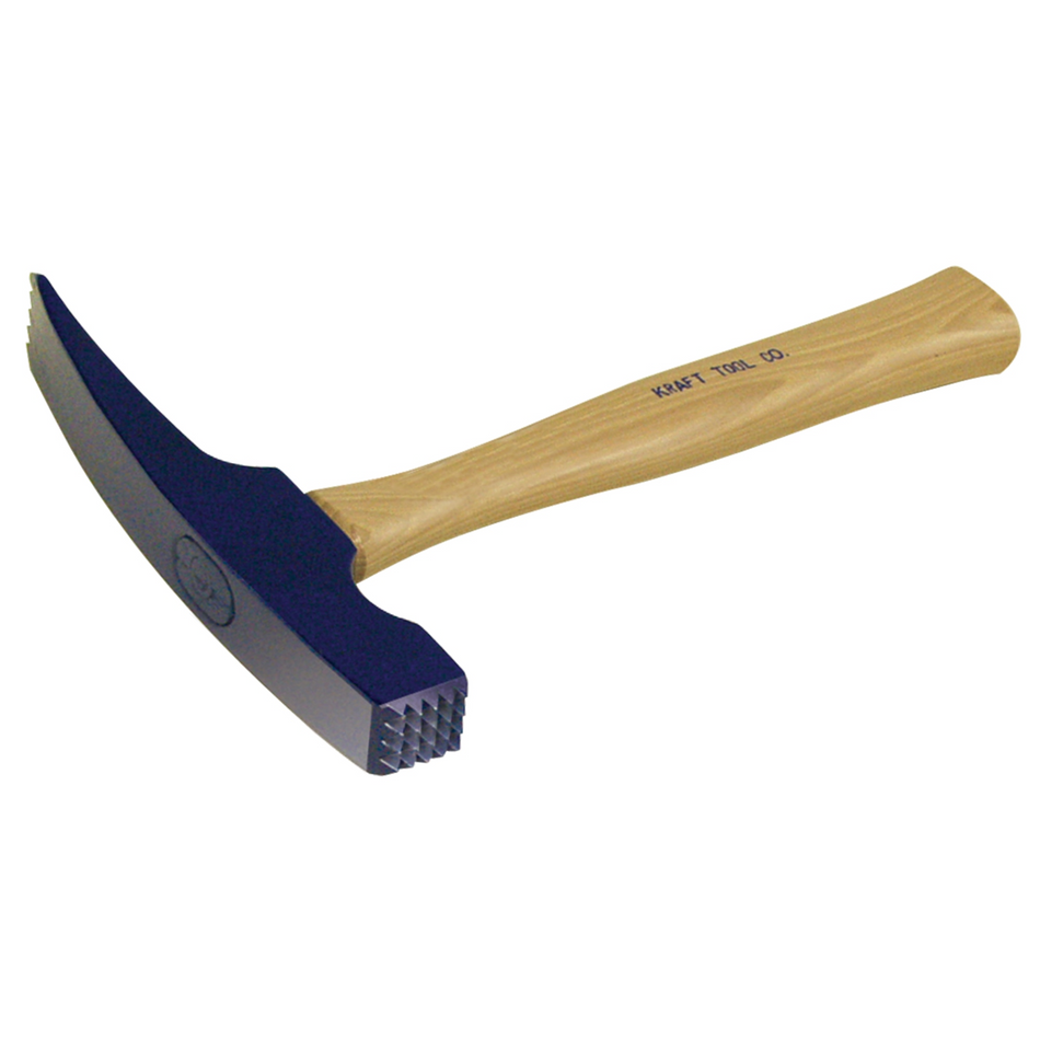 Kraft Tool BL151 2# Deluxe Toothed Bush Hammer 1-Inch Square Face Wood Handle