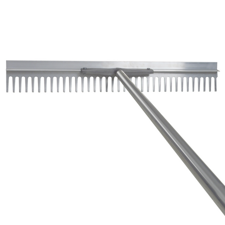 Kraft Tool CC960 36-Inch Aluminum Landscape & Asphalt Rake with 7-Ft Magnesium Handle Heavy Duty Lute Tool