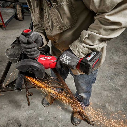 Milwaukee 2882-20 M18 FUEL 4-1/2" / 5" Paddle Switch Braking Grinder – Bare Tool image 2