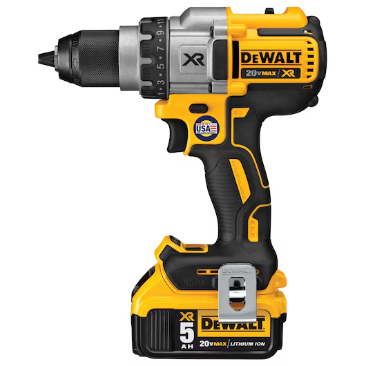 DEWALT DCD991P2 20V MAX XR Brushless 3-Speed Cordless Drill/Driver Kit for Professional Drilling and Driving