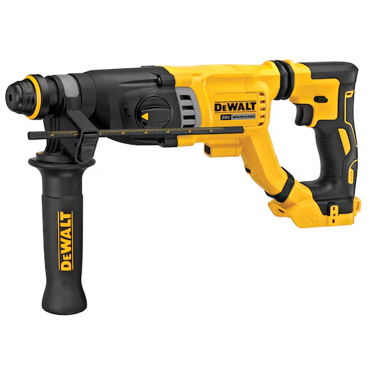 DEWALT DCH263B 20V MAX SDS Plus 1-1/8 Inch Brushless D-Handle Rotary Hammer (Tool Only) for Heavy-Duty Drilling