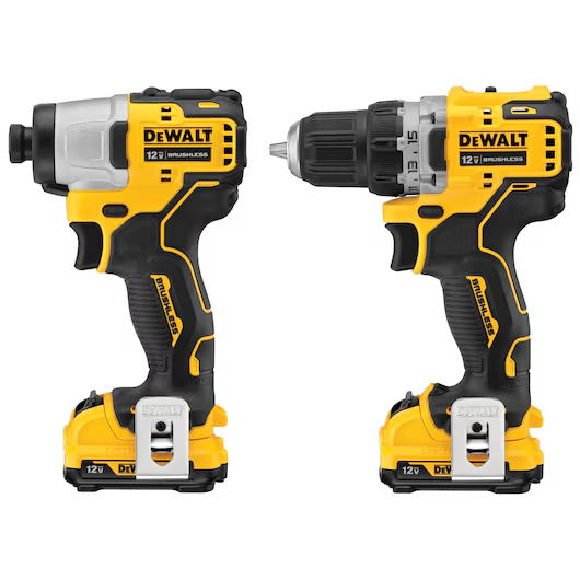DEWALT DCK221F2 XTREME 12V MAX Brushless Drill and Impact Driver Combo Kit