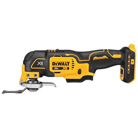DeWalt DCS356B 20V MAX XR Brushless 3-Speed Cordless Oscillating Multi-Tool (Tool Only) for Precision Cutting and Sanding