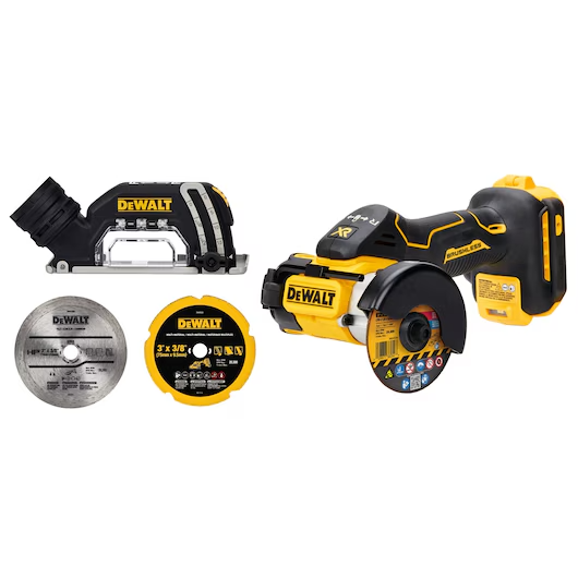 DeWalt DCS438B 20V MAX XR Brushless 3 Inch Cut-Off Tool (Tool Only) for Precision Cutting