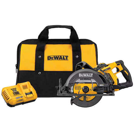 DEWALT DCS577X1 60V MAX Brushless Cordless 7-1/4 in. Worm Drive Saw Kit | FLEXVOLT Power Tool