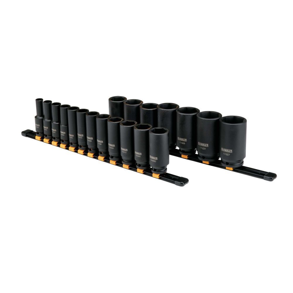 DEWALT DWMT19239 19-Piece Deep Impact Socket Set