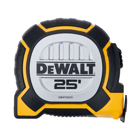 DeWalt DWHT36225 25 ft XP Tape Measure with High-Visibility Blade and Durable Case for Jobsite Use