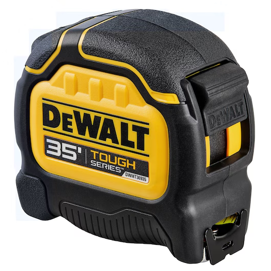 DeWalt DWHT36935S 35 ft ToughSeries Tape Measure with Durable Blade and Impact-Resistant Case