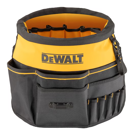 DeWalt DWST560109 Bucket Tool Organizer with 37 Pockets and Loops for Efficient Tool Storage