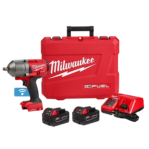 Milwaukee 2863-22R M18 FUEL 1/2 in. High Torque Impact Wrench Kit with ONE-KEY (Friction Ring)