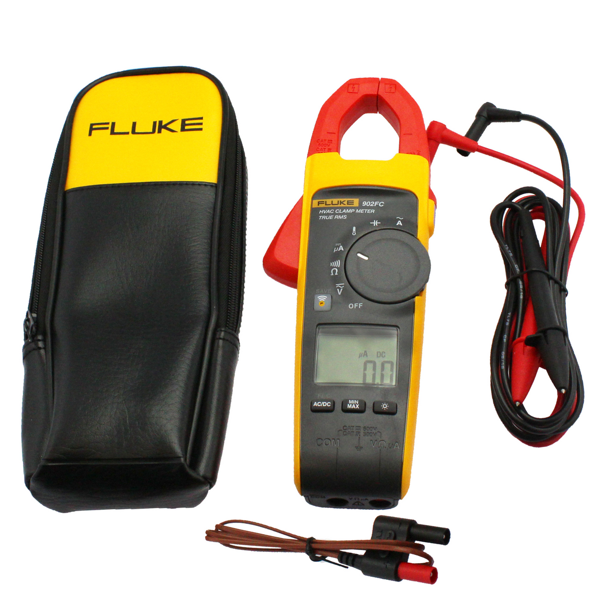 Fluke 902 FC HVAC True-RMS Clamp Meter Bluetooth Digital Tester image 2