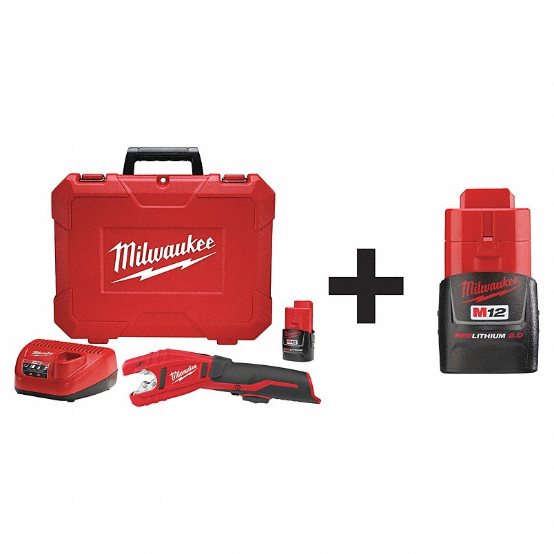 Milwaukee 2471-21 Copper Tubing Cutter M12 Cordless Kit