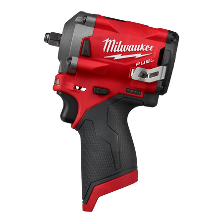 Milwaukee 2554-20 M12 Fuel 3/8 Inch Stubby Impact Wrench Compact High Torque Cordless Wrench