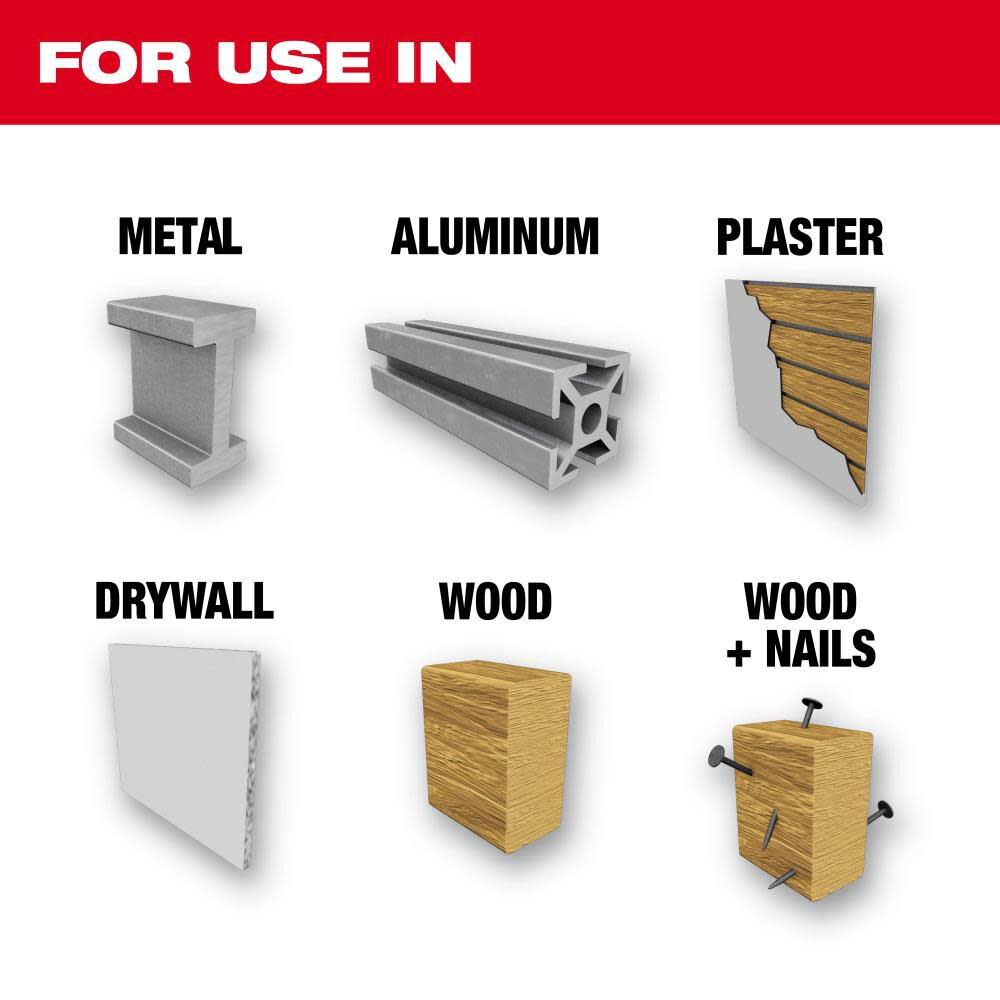 Milwaukee 49-22-4095 10PC HOLE DOZER Electricians Hole Saw Kit image 3