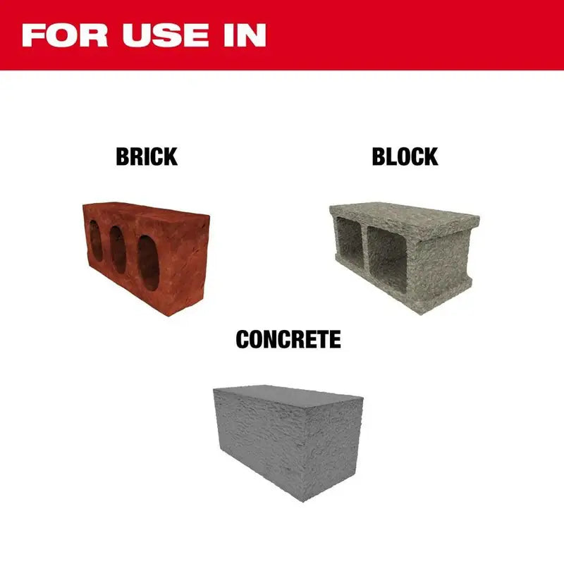 Milwaukee 48-20-5140 SDS-Max Spline 2-1/2 in. Thick Wall Carbide Tipped Core Bit image 2