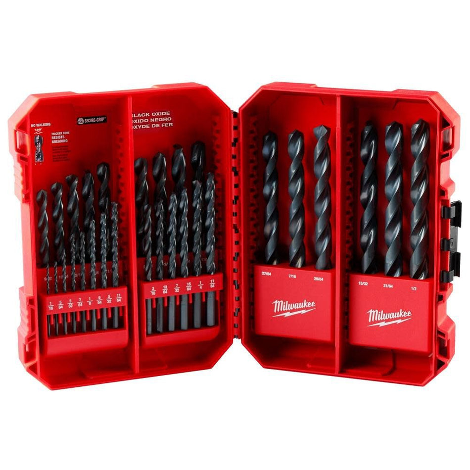 Milwaukee 48-89-2802 Thunderbolt Black Oxide Drill Bit Set 29PC