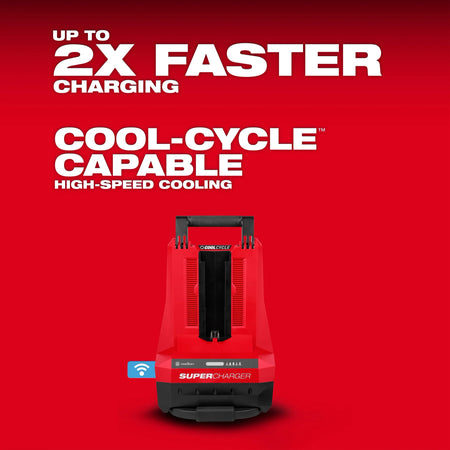 Milwaukee MXFSC MX FUEL Super Charger – High-Speed Charging with ONE-KEY &amp; COOL-CYCLE