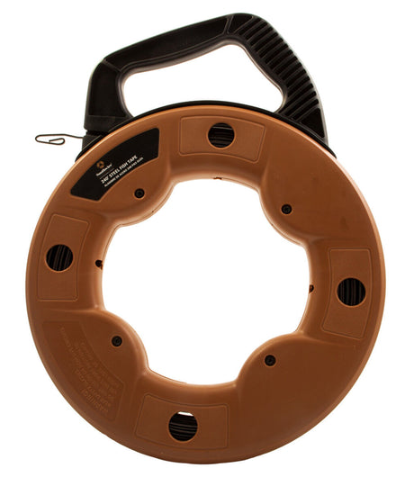 Southwire FTS1/8-240 1/8in Steel Fish Tape 240ft – Heavy Duty Conduit Wire Pulling Tool