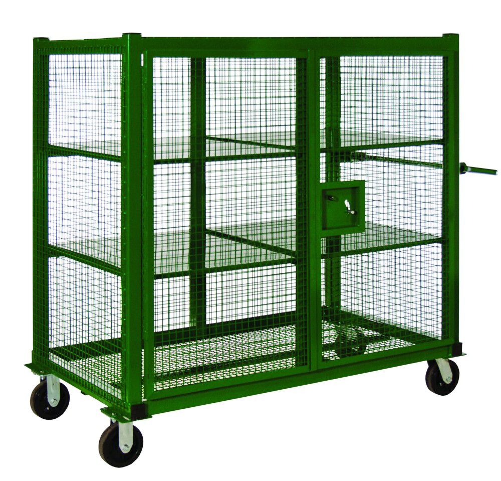 Southwire 784920 Heavy Duty Steel Utility Cart – 3 Shelf Mobile Storage Cart