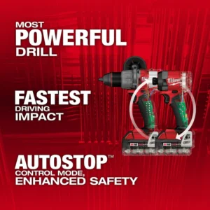 Cordless 2-Tool Combo Kit w 5.0AH Batteries Milwaukee 3697-22 M18 FUEL