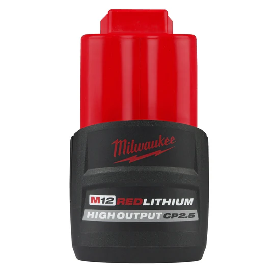 Milwaukee 48-11-2425 M12 12V REDLITHIUM HIGH OUTPUT CP2.5 Battery Milwaukee 48-11-2425 M12 12V REDLITHIUM HIGH OUTPUT CP2.5 Battery