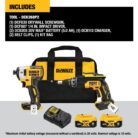 DEWALT 20V MAX XR Drywall Screw Gun & Impact Driver Combo Kit