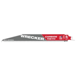 9" 6 TPI WRECKER with Carbide Teeth SAWZALL Blade for Multi-Material (1 PK) – ToolKing.com