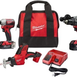 Cordless Hammer Drill and Impact Driver Combo Kit