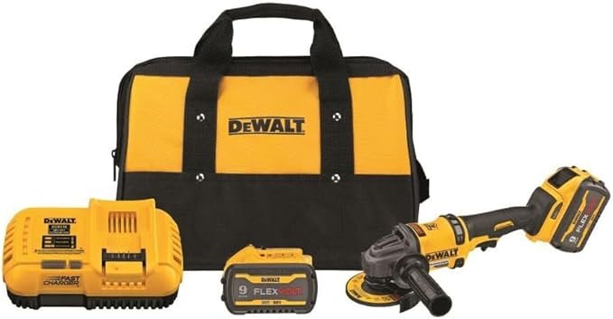 DEWALT FLEXVOLT 60V MAX Angle Grinder with Kickback Brake Kit, 4-1-2-Inch to 6-Inch ToolKing DEWALT FLEXVOLT 60V MAX Angle Grinder with Kickback Brake Kit, 4-1-2-Inch to 6-Inch ToolKing