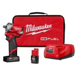 M12 FUEL 1/2” Stubby Impact Wrench w/ Pin Detent Kit | ToolKing.com