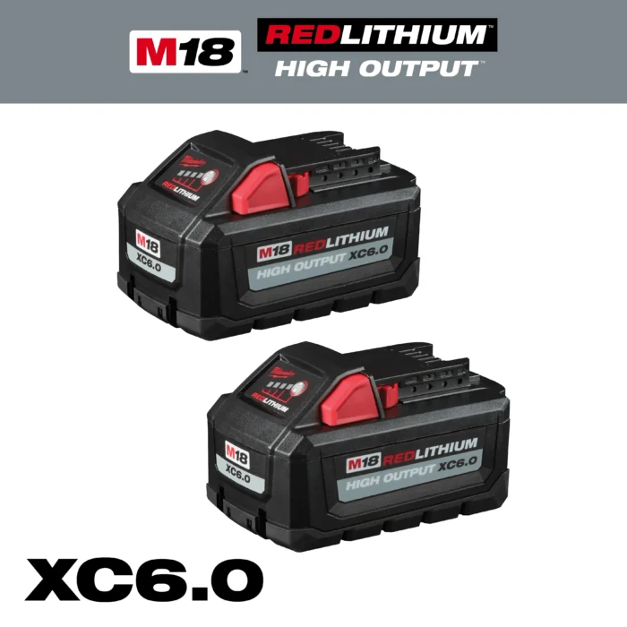 M18 REDLITHIUM HIGH OUTPUT XC6.0 Battery Pack (2 Pk) – ToolKing